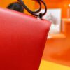 DR96 Factory Constance Epsom Leather Chinese Red Silver Hardware 24cm Full Handmade